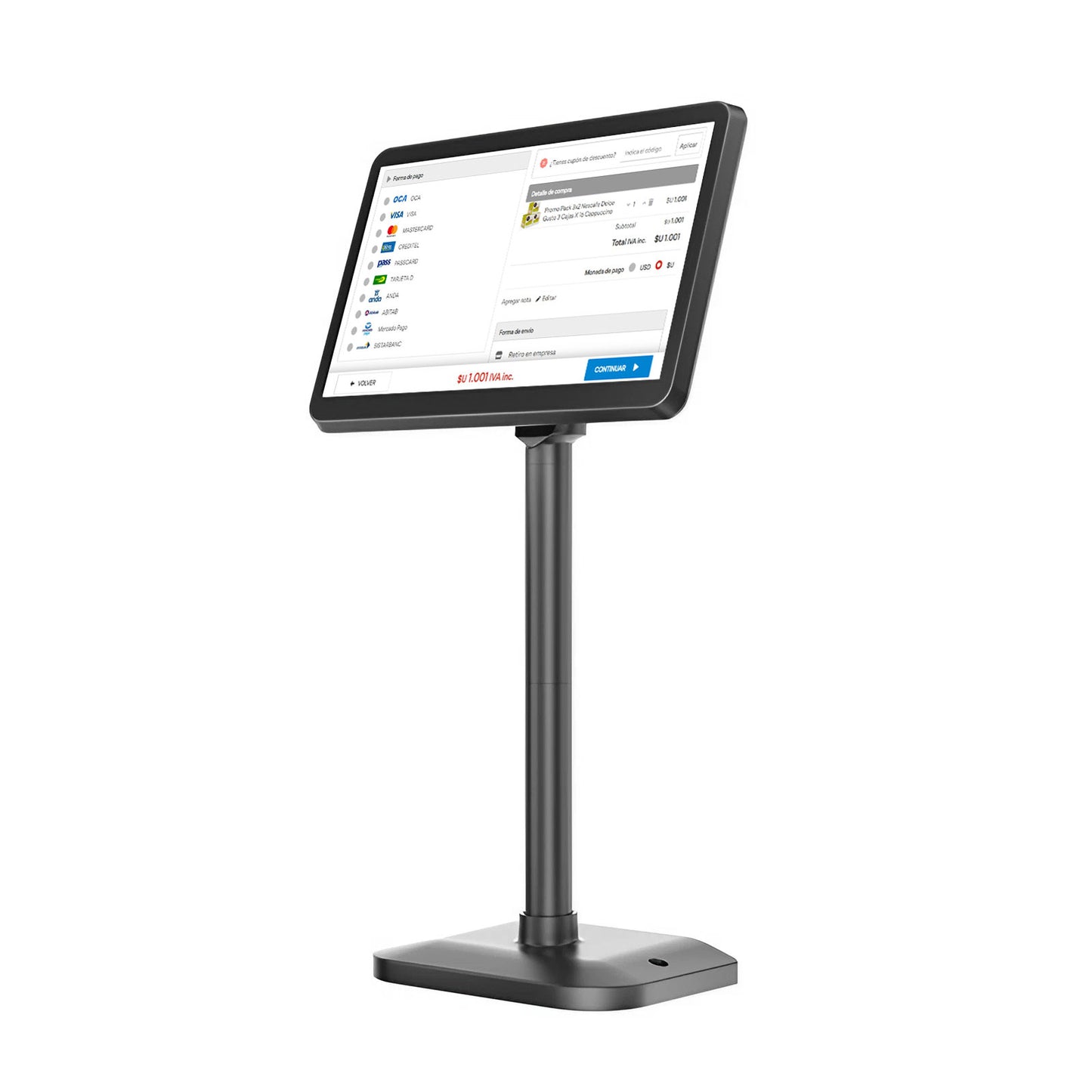 Pantalla para Clientes CD101