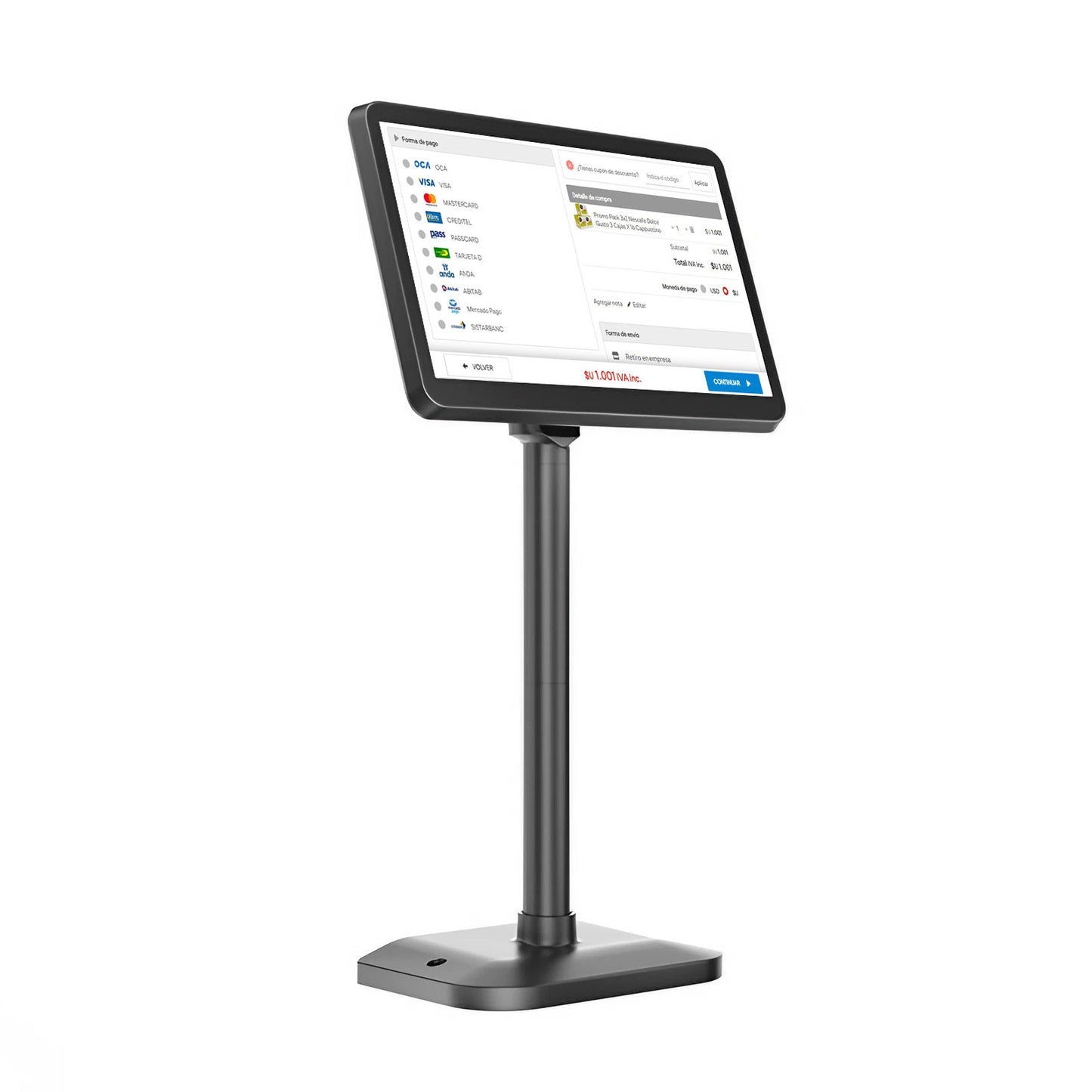Pantalla para Clientes CD101